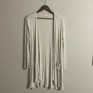 🔥PRICE DROP Maurices Light Gray Duster Tunic Cardigan